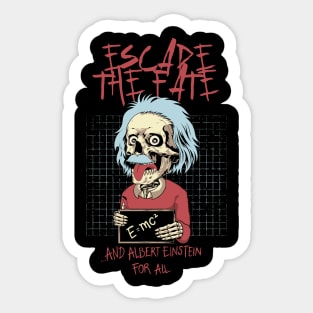 escape the fate and the genius Sticker